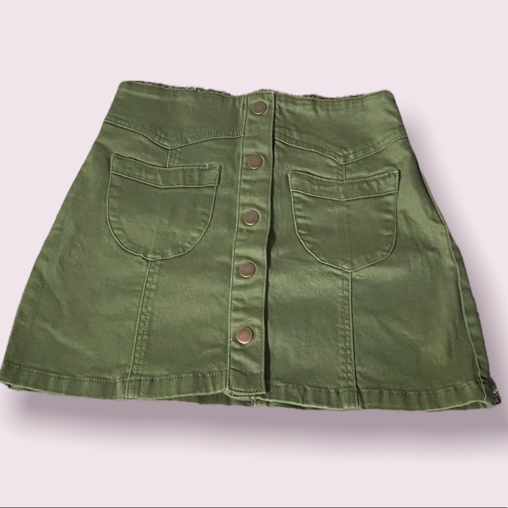 Forever21 Army Skirt